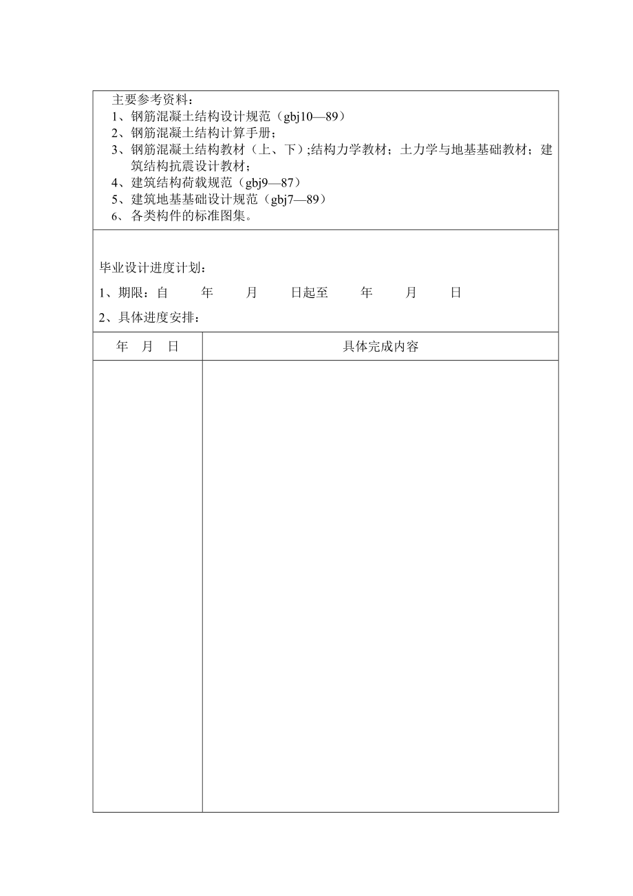 土木工程论文花园小区住宅楼设计（完整图纸） .doc_第3页