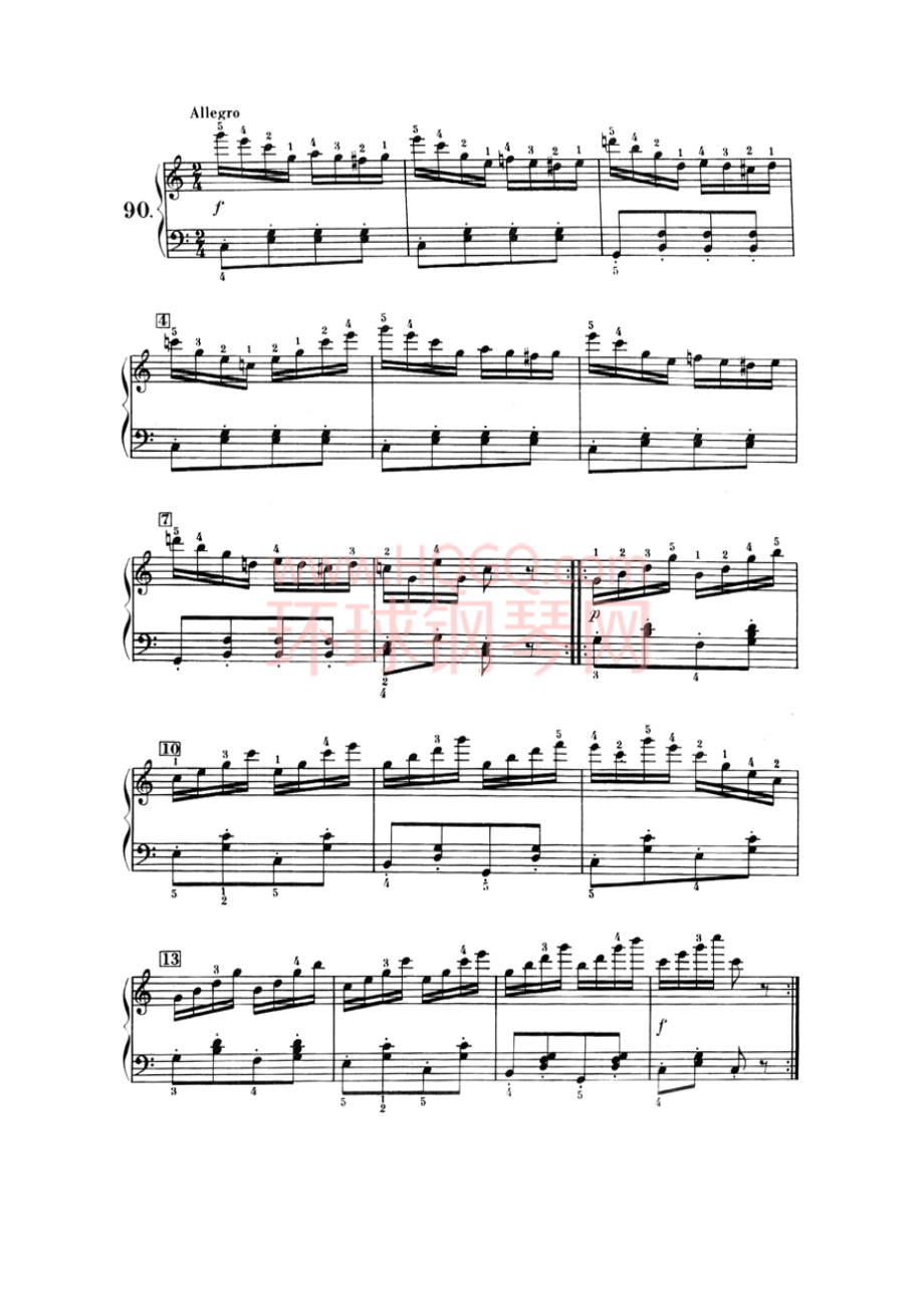 车尔尼钢琴初级教程 钢琴谱_89.docx_第1页