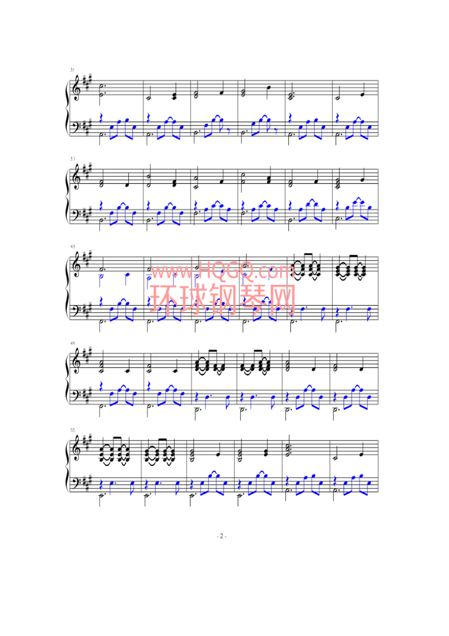 Gloria钢琴谱 钢琴谱.docx_第2页
