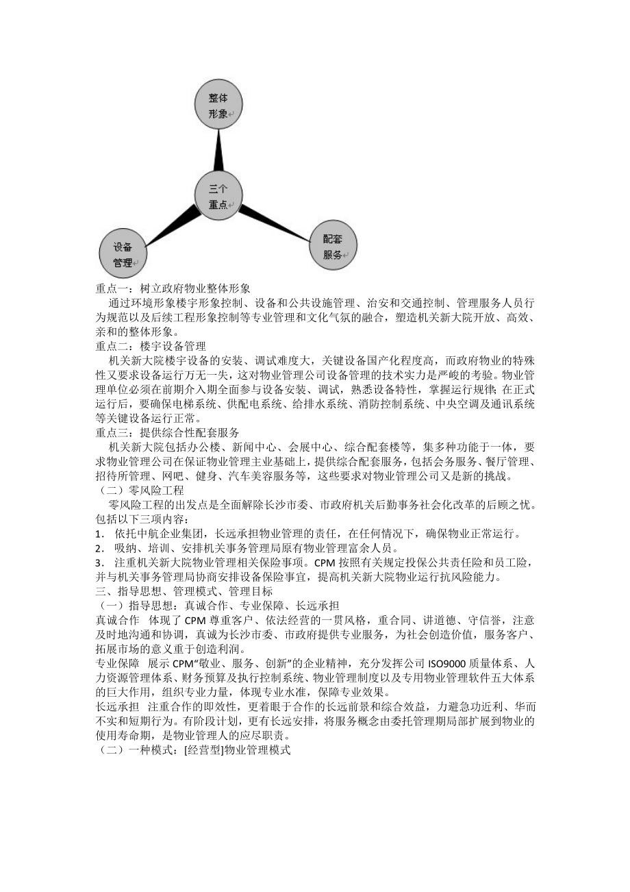 某省政府办公楼物业管理方案书.doc_第2页