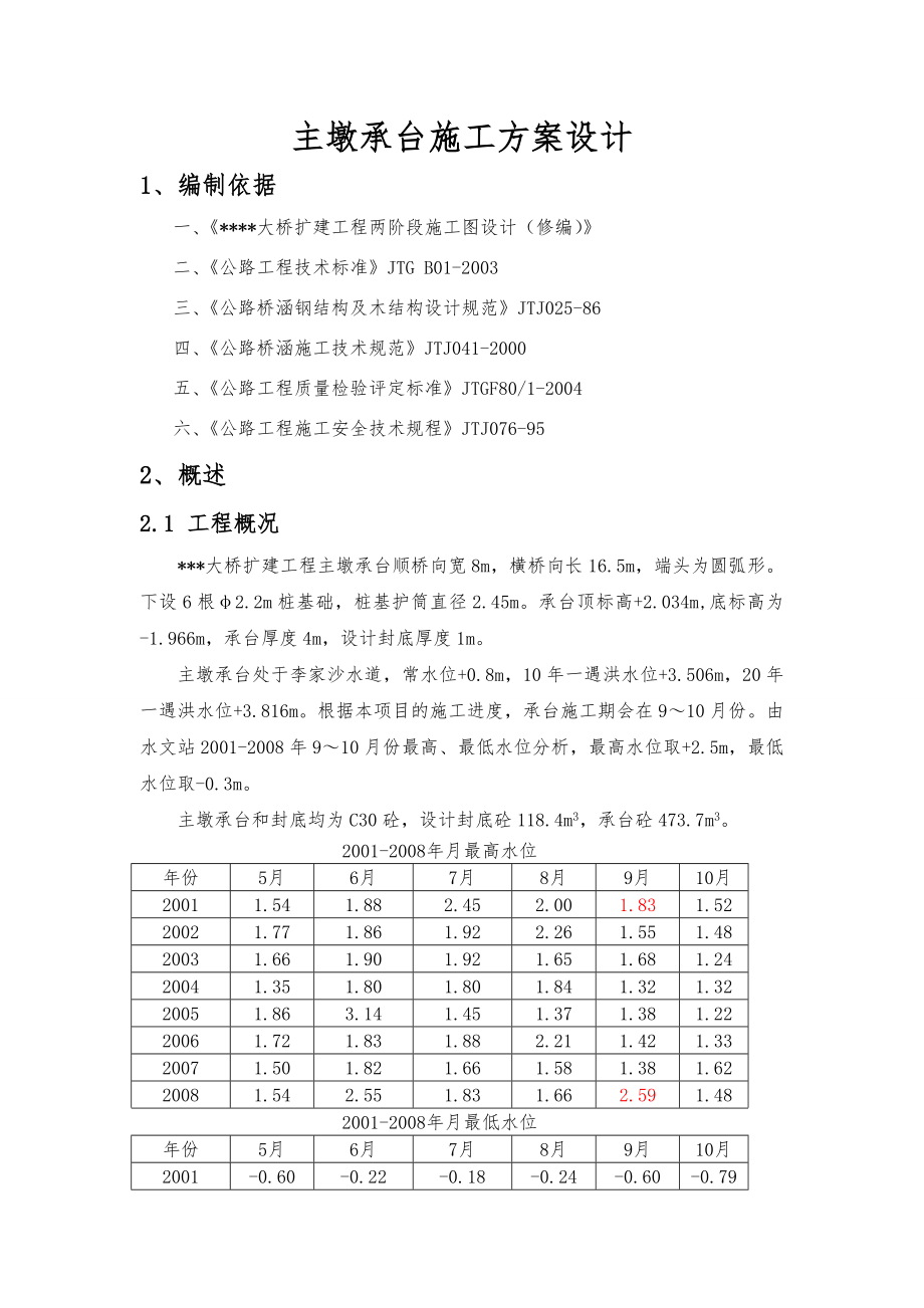 某特大桥主墩水中承台施工组织设计.doc_第3页