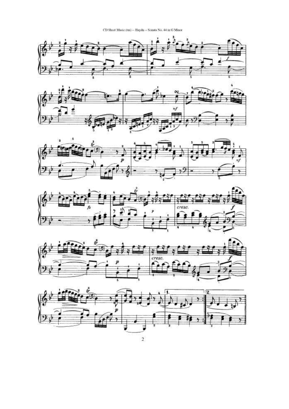 海顿52首钢琴奏鸣曲 钢琴谱_24.docx_第2页
