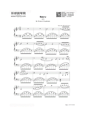 Memory(选自音乐剧《猫》主题曲) 钢琴谱.docx
