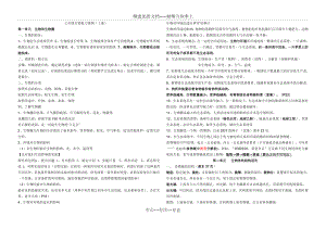 人教版七年级生物复习提纲（完整）.doc