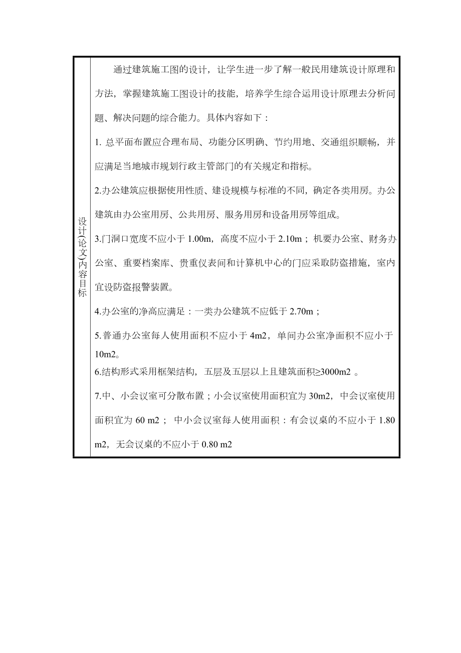 建筑毕业论文新办公楼建筑施工图设计.doc_第3页