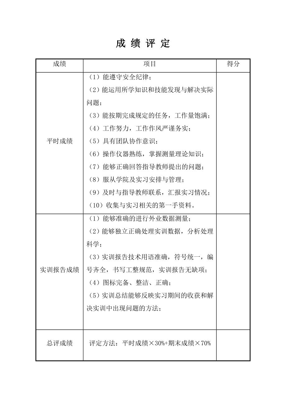 高速铁路精密测量课程实训任务书、指导书、报告书.doc_第2页