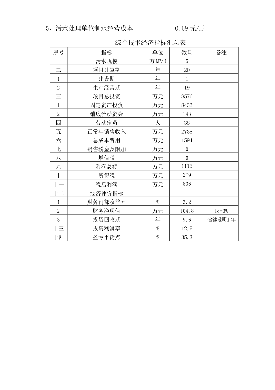 城北污水处理厂工程设计方案.doc_第3页