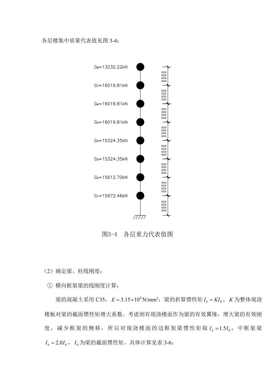 （毕业设计计算书）八层办公楼建筑结构设计计算书（113）.doc_第1页