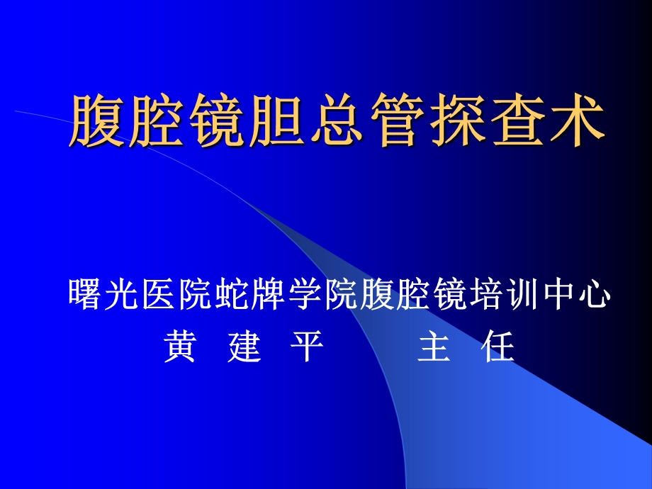 腹腔镜胆总管探查术课件.ppt_第1页