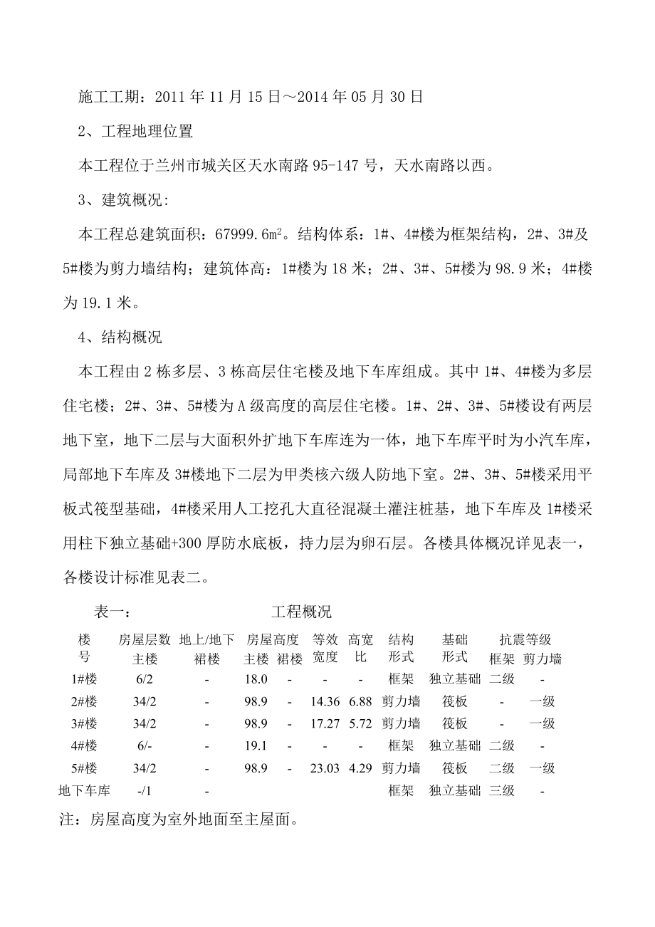 近代物理研究所天水路住宅小区危旧住房改造工程 安全施工组织设计.doc_第2页