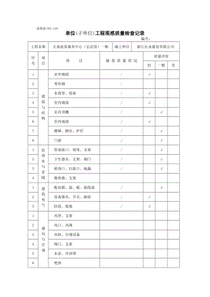 《单位(子单位)工程观感质量检查记录》.doc