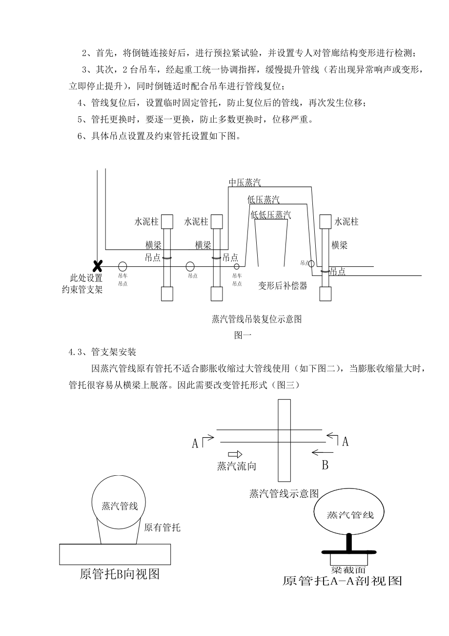 蒸汽管线改造施工方案.doc_第3页