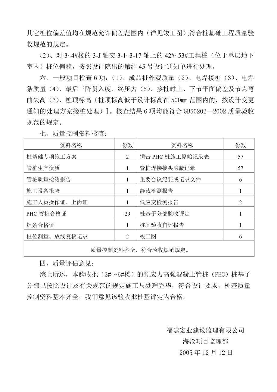 锤击、静压预应力管桩质量评估报告.doc_第3页