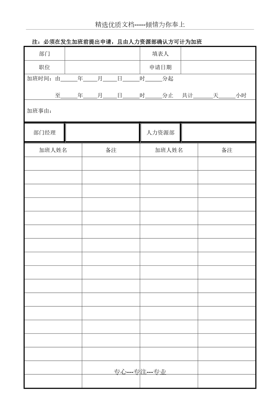 人事行政部实用经典表格大全.doc_第2页