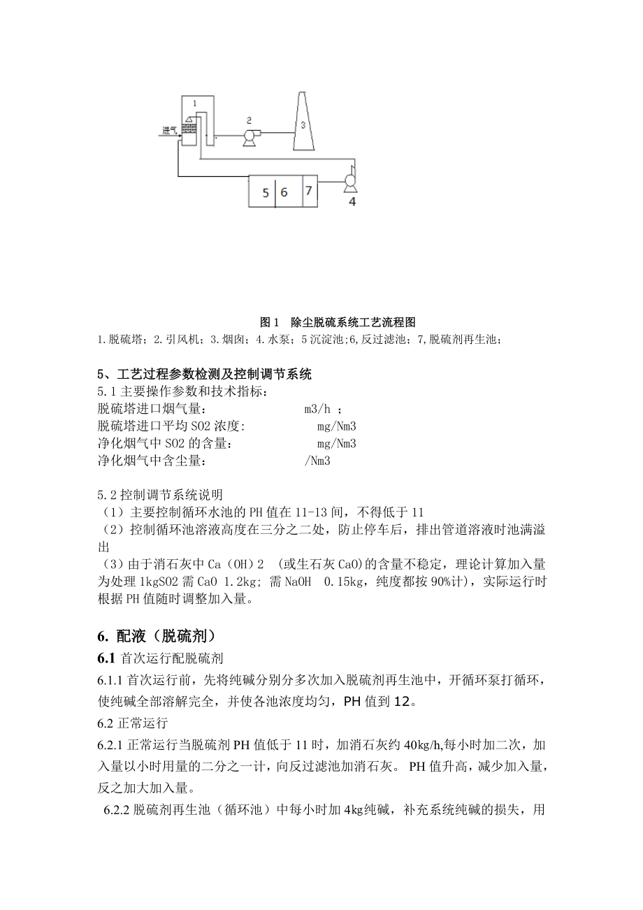 双碱法烟气脱硫除尘操作规程.doc_第3页