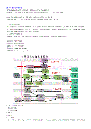 组织行为学知识点整理.doc