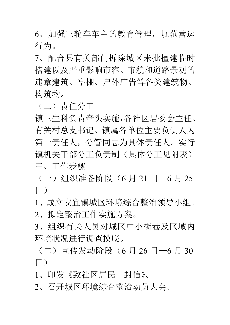 某镇城区环境综合整治实施方案.doc_第2页