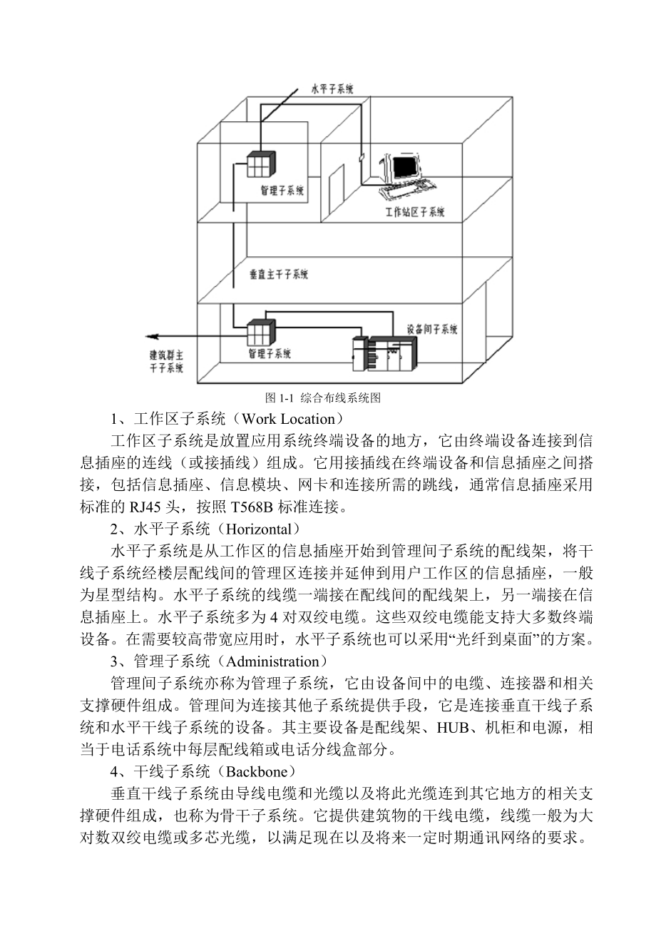 智能楼宇综合布线系统设计规划书.doc_第3页