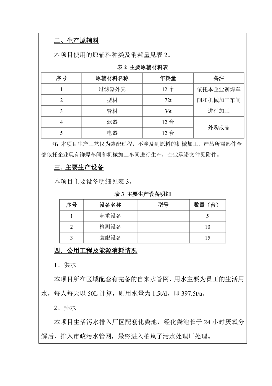 模版环境影响评价全本大连万马压力容器制造有限公司新增环保过滤器生产能力扩建.doc_第3页