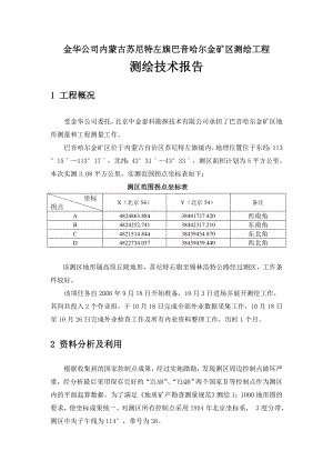 测绘技术报告.doc