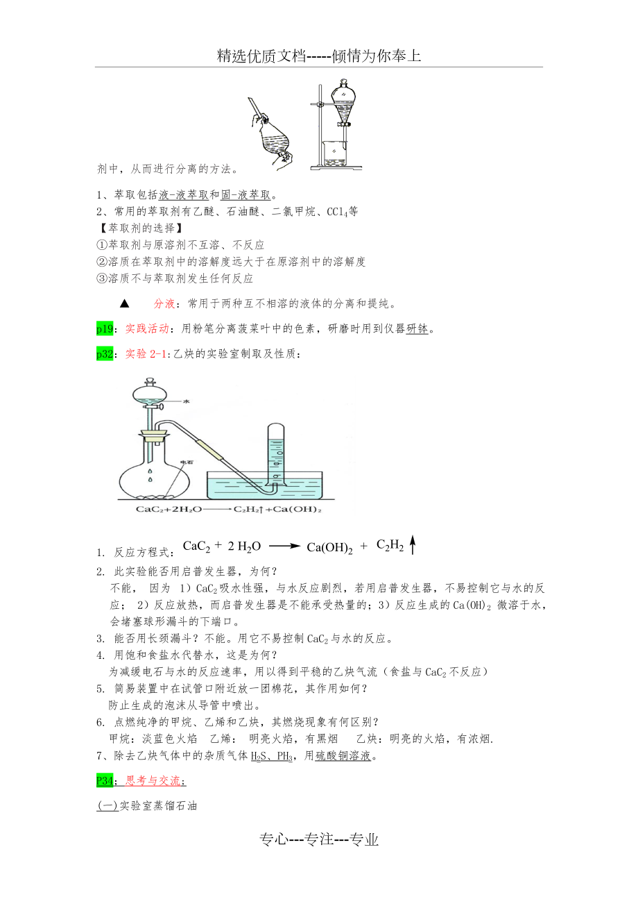 人教版有机化学选修5教材全部实验整理.doc_第2页