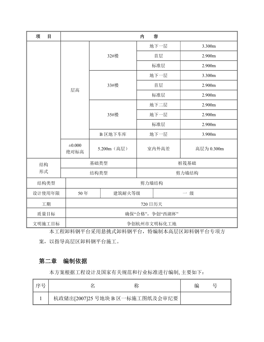 高层悬挑卸料钢平台施工方案.doc_第3页