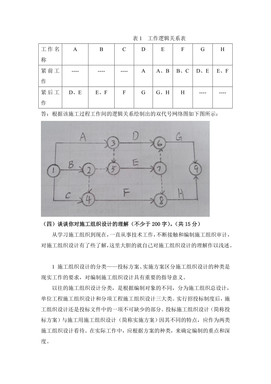 郑州大学现代远程教育《建筑施工组织》课程考核要求图文文库.doc_第3页