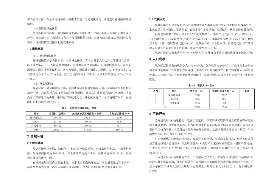 宁乡县金洲新区南片控规成果图纸说明书.doc_第3页