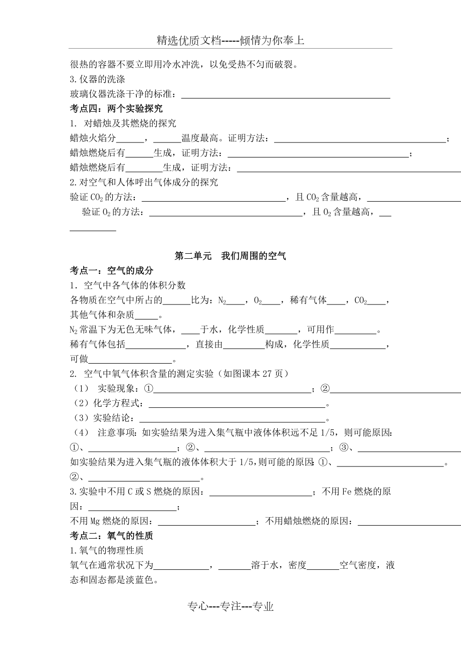 人教版九年级化学1-9单元知识点总结(填空).doc_第2页