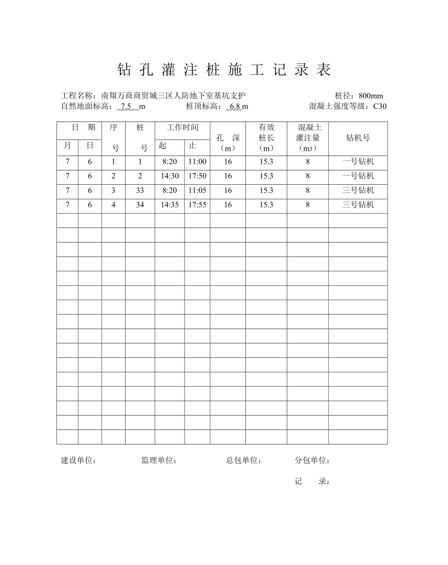 钻孔灌注桩施工记录.doc_第2页