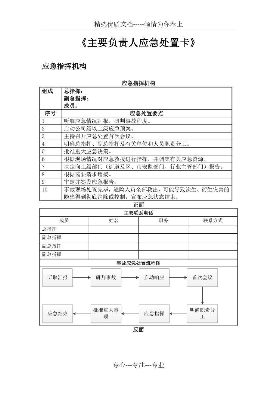 通用应急处置卡模板-可燃粉尘.docx_第3页