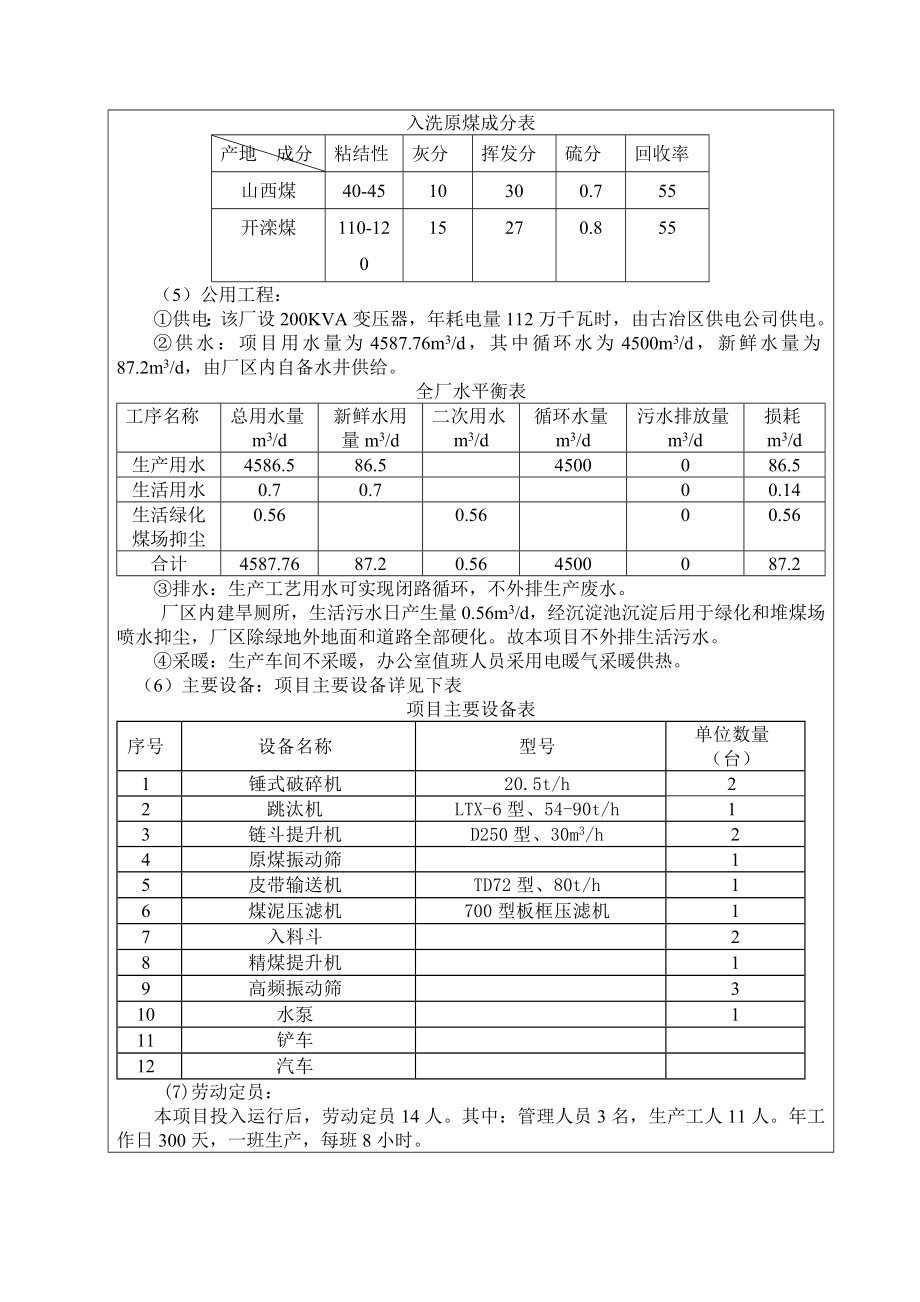 唐山大河商贸有限公司建设入洗原煤30万吨洗煤厂项目环境影响报告表.doc_第3页