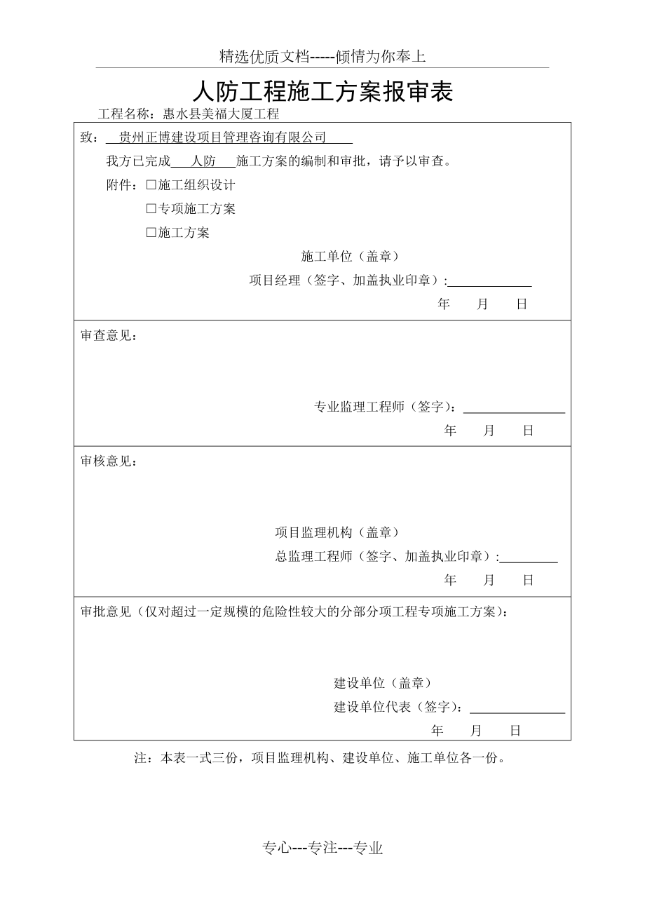 人防工程专项施工方案.doc_第1页