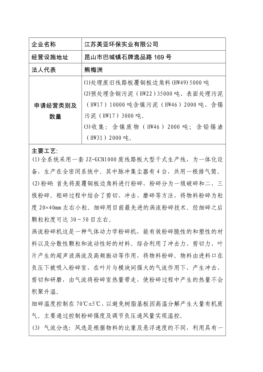 危险废物经营许可证申请表江苏省环保厅.doc_第2页