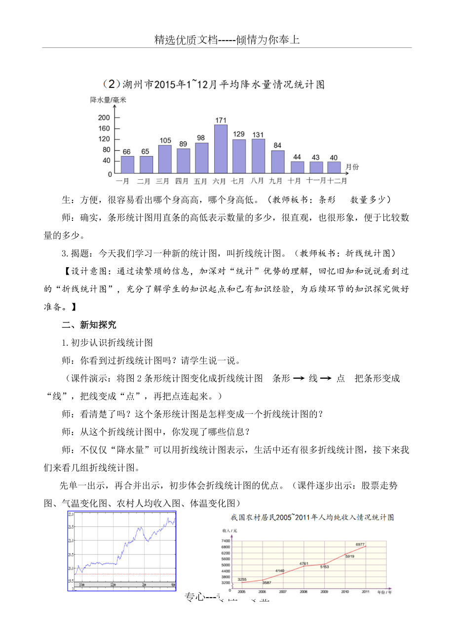 小学数学五年级《折线统计图》教学设计.docx_第2页