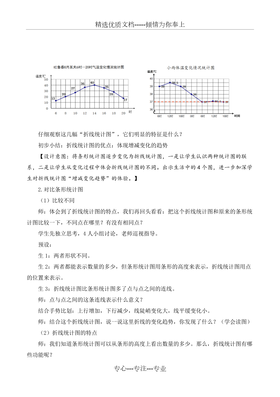 小学数学五年级《折线统计图》教学设计.docx_第3页