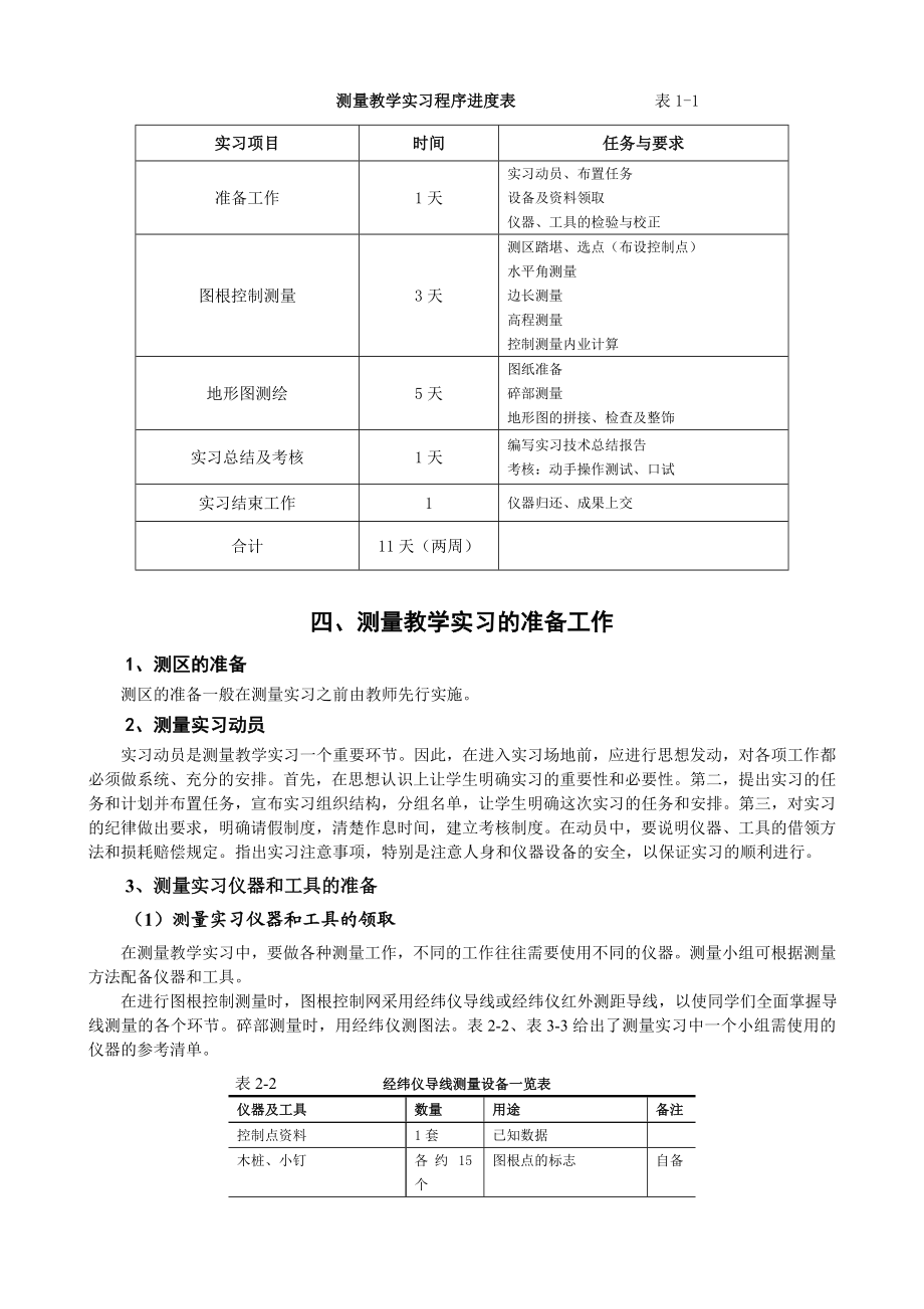 大比例尺地形图的测绘实习指导.doc_第3页