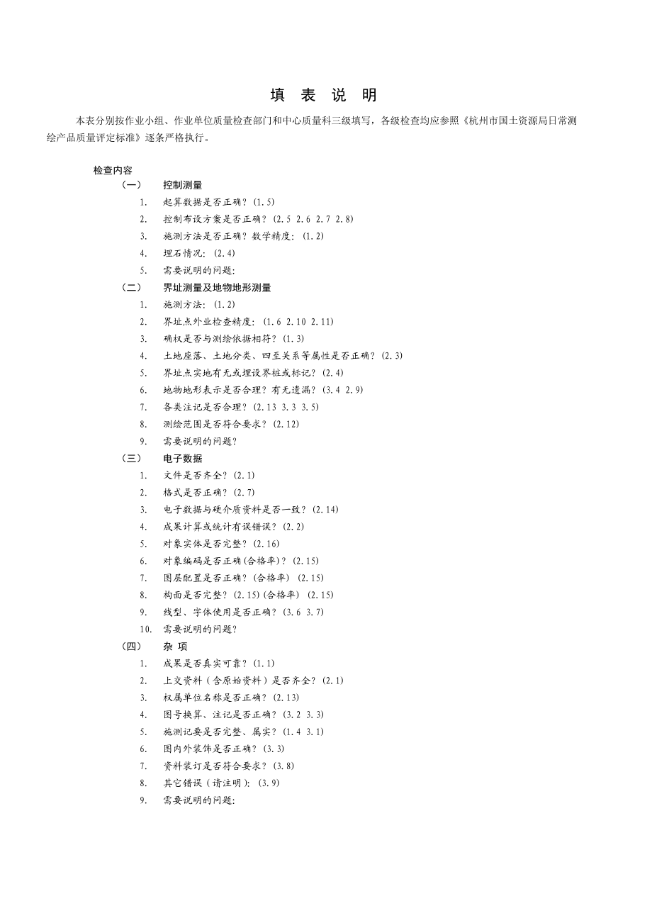 日常测绘产品质量检查意见书.doc_第2页