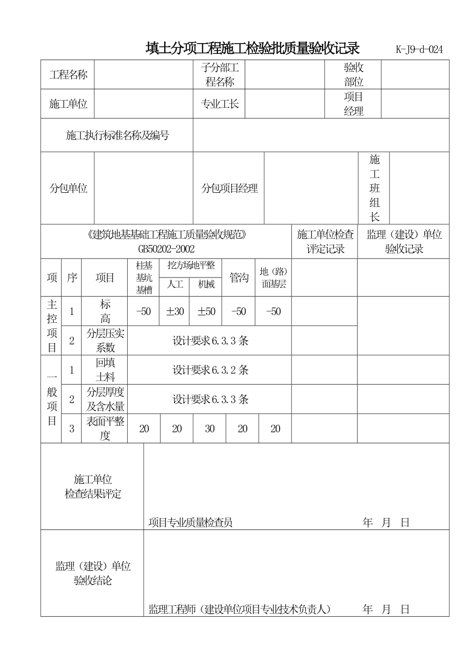 建筑工地混凝土灌注桩检验批质量验收记录.doc_第3页