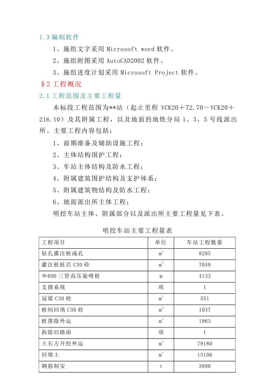 行业广州轨道交通某地铁站投标施工组织设计.doc_第3页