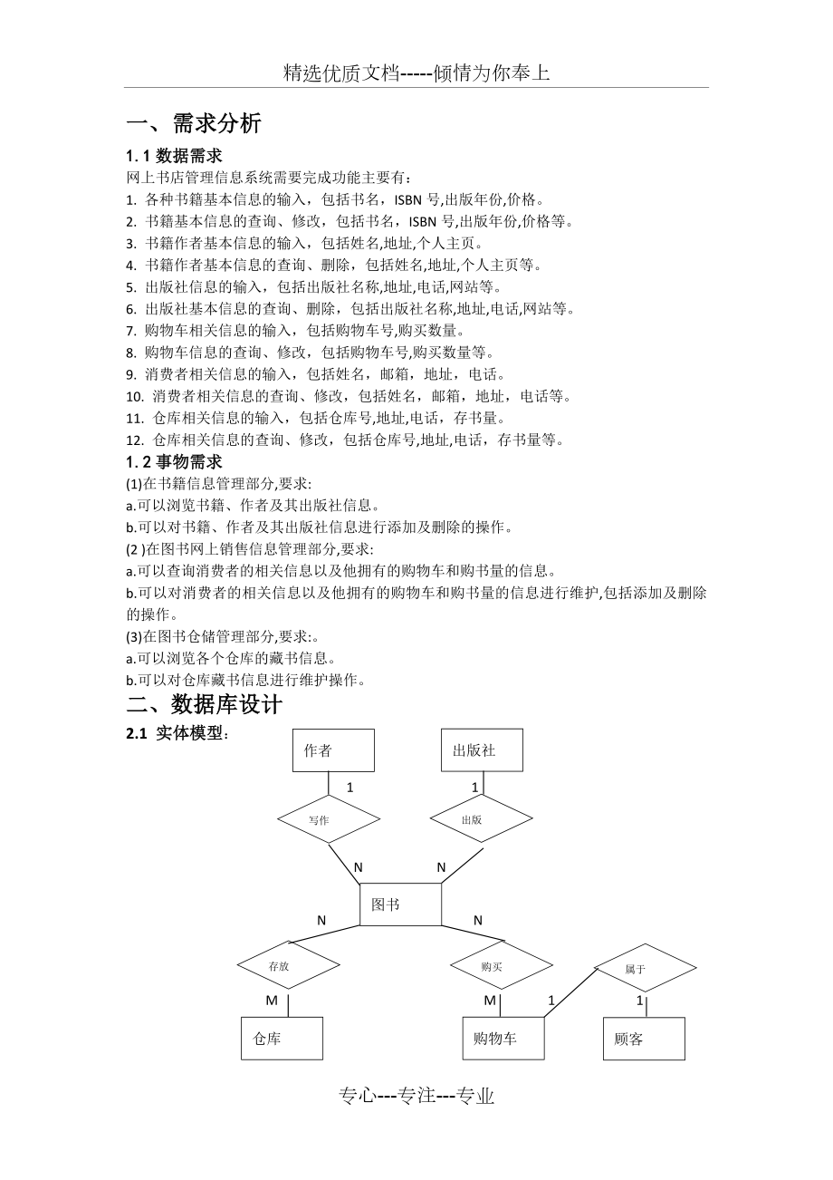 数据库大作业网上书店管理系统.docx_第2页