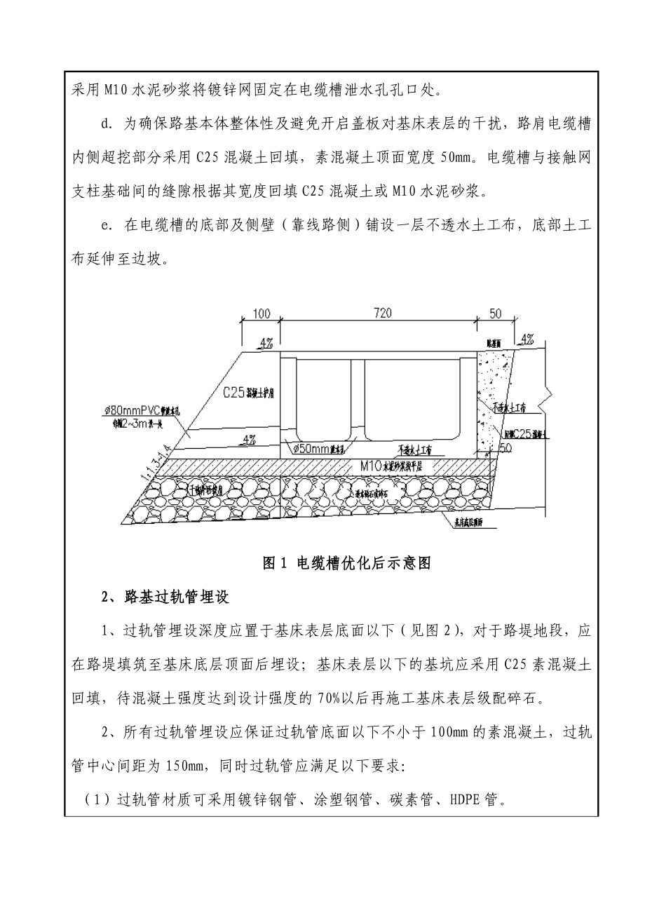 电缆槽、过轨埋设、接触网立柱基础技术交底.doc_第3页