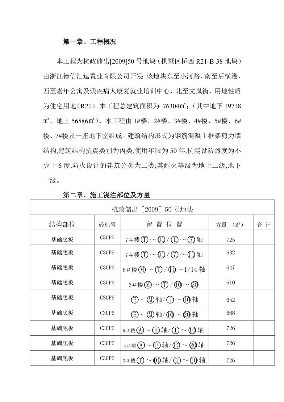 [建筑]混凝土浇筑夜间连续施工方案1.doc_第2页