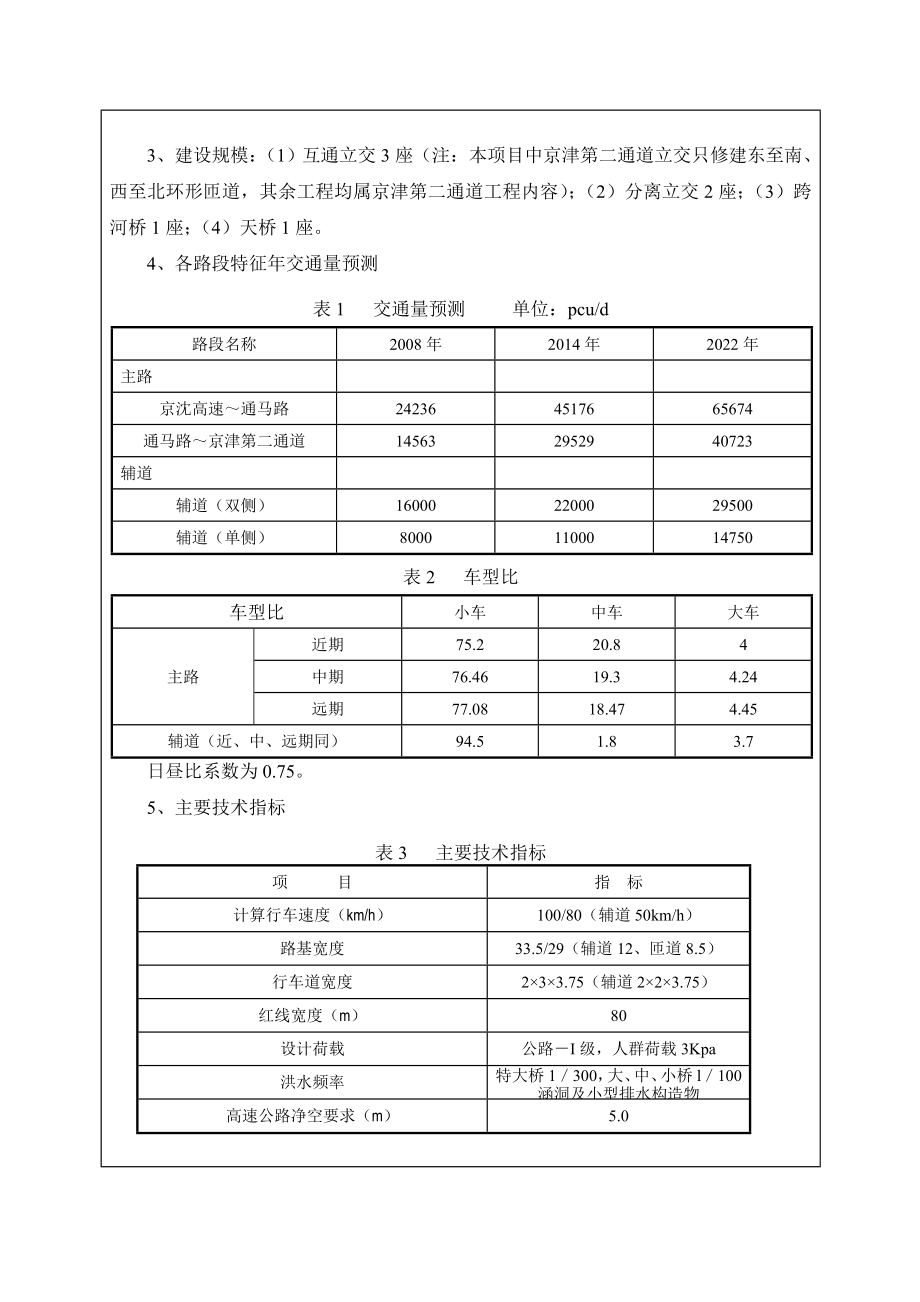 首都机场第二通道（京沈～京津第二通道段）道路工程环境影响报告表.doc_第2页