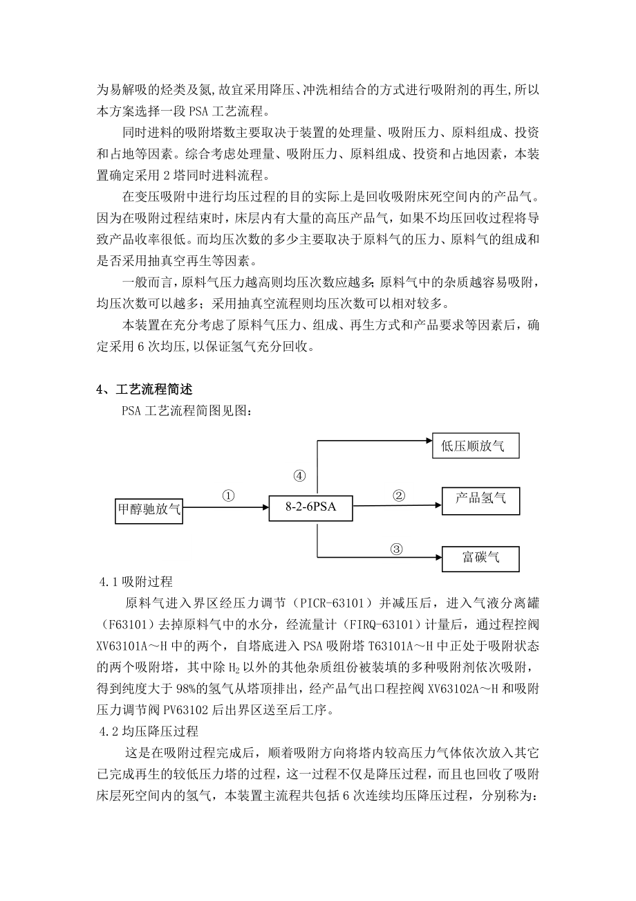 甲醇弛放气变压吸附天脊潞安化工公司净化车间PSA提氢岗位操作规程.doc_第2页