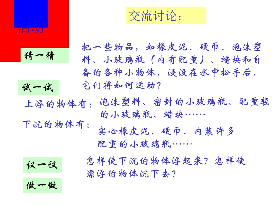 物体的浮与沉-课件苏科版.ppt_第2页