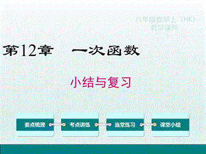 新泸科版数学八年级上册第12章-一次函数小结与复习课件.ppt