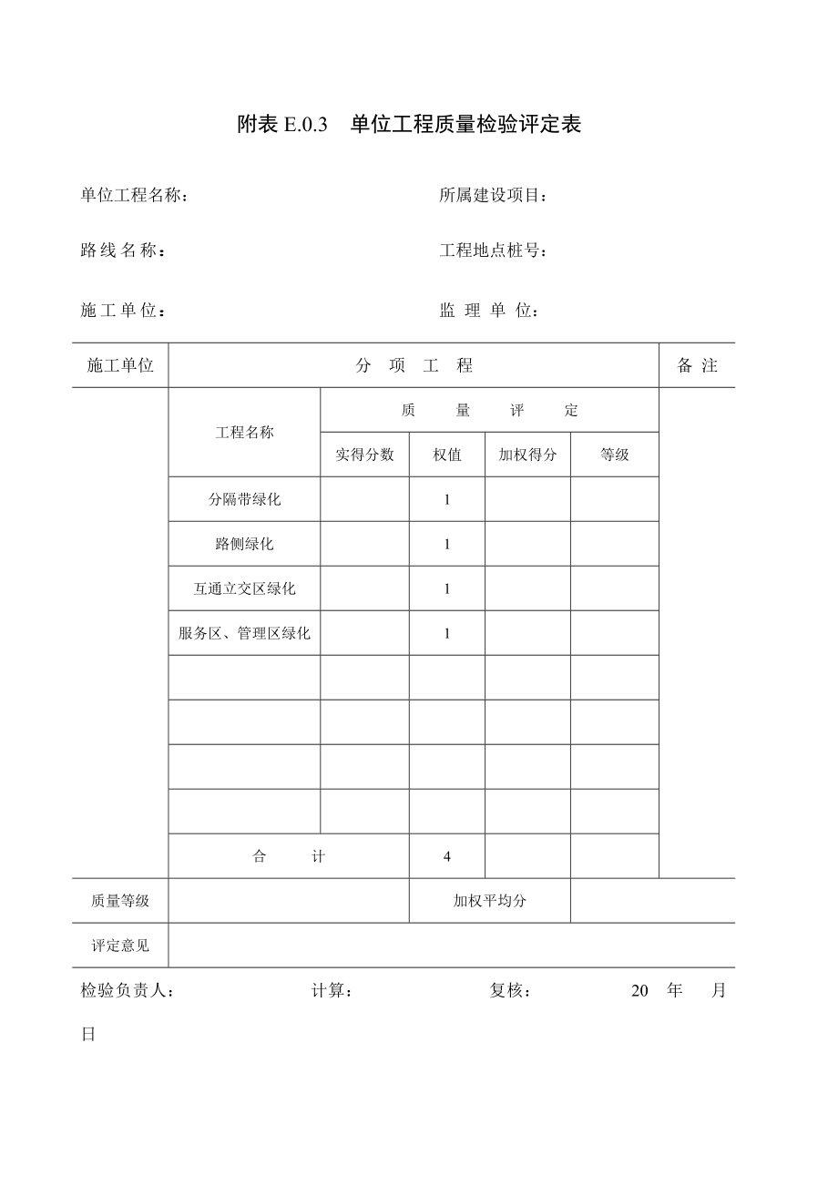 绿化工程质量检验评定表(2005上海市标准).doc_第2页