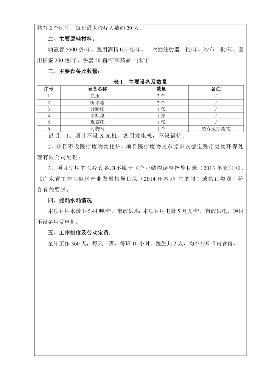 环境影响评价报告简介：东莞市望牛墩镇东兴工业园医务室3262.doc环评报告.doc_第2页