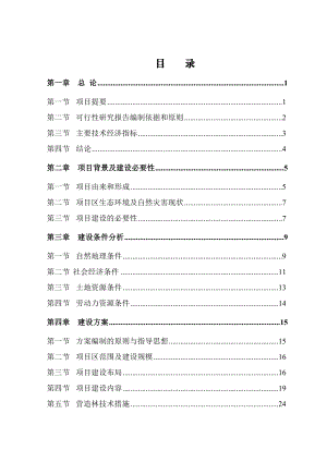 山荒山绿化工程可行性研究报告 .doc